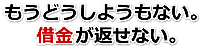 何も考えられない。借金が返せない。藤岡市で弁護士や司法書士に無料相談する